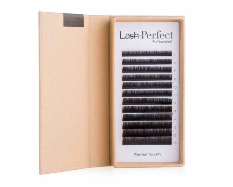 LP Brown Lashes Mink C Curl 0,15 7-12 mix tray
