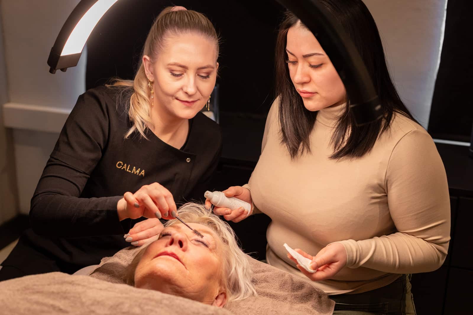 vippeløft kurs online med praksis calma beauty